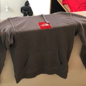 Grey Men’s The North Face hoodie size small